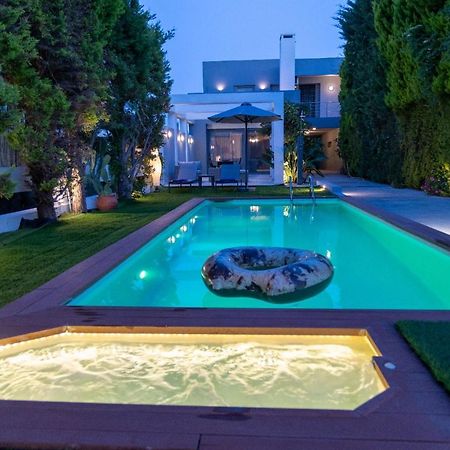 Luxury Villa Hestia Grey With Private Pool Rethymno Exterior foto